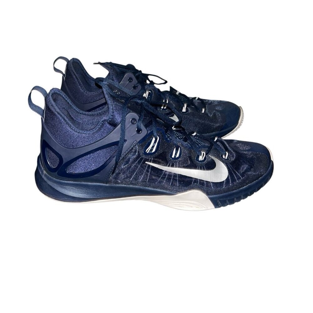 Nike Zoom Hyperrev Navy Blue Mens Athletic Basketball Sneakers Size 16